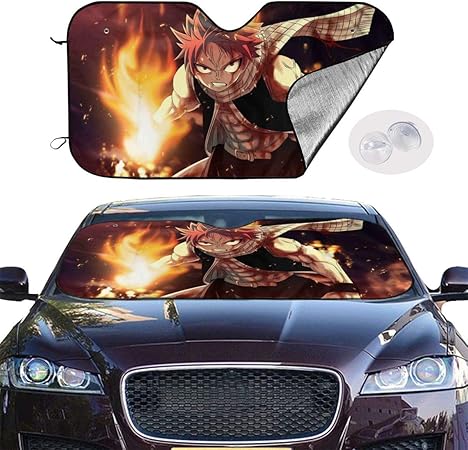 Amazon Fairy Tail フェアリーテイル 4 車用 サンシェード 取り付けが簡単 折り畳み式 軽量の日除け 吸盤4個付き カー用品 プライバシー保護 車中泊 仮眠 盗難防止 車カバー 防水雪対策 99 紫外 落葉対策 普通車 軽自動車 Suvに適用 夏冬兼用70 130cm サンシェード