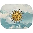 Rolling Tray Magnetic Lid “Sun Face in Clouds” 5.5” x 7" Tobacco Smoke Accessories - Tray God