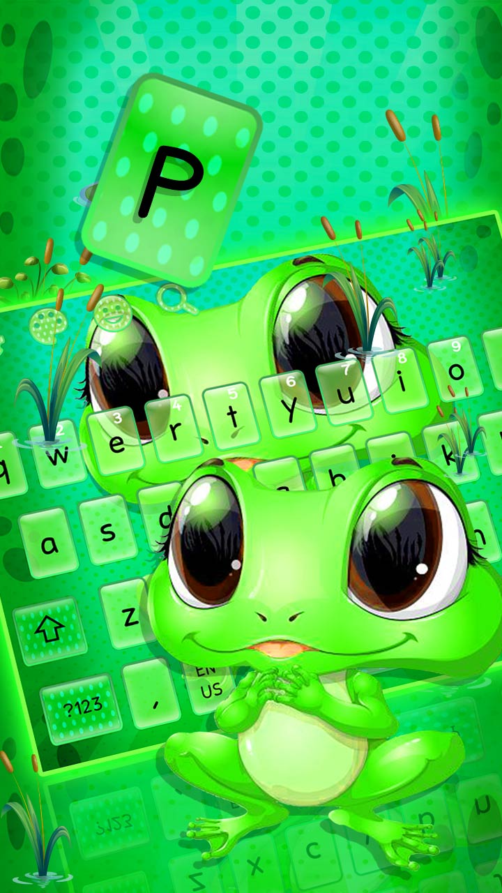 Cute Big Eyes Frog keyboard theme 🐸 Amazon.es Apps y Juegos