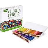 Crayola Adult Colored Pencil Set (100ct), Premium Coloring Pencils For Adult Coloring Books, Gifts for Teens & Adults, 12+