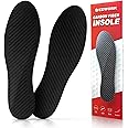 Carbon Fiber Insoles, Carbon Fiber Foot Plate 1 Pair Rigid Shoe Insert Support Turf Toe, Foot Fractures, Morton Extension, Hallux Rigidus and Limitus - Alternative to Post Op Shoe