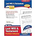 Adams Last Will and Testament, Forms and Instructions, Downloadable Product Details on Packaging, USA Only (LF235) 11x"8.5"x0.13"