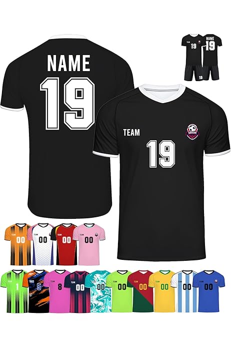 camisetas estampadas de fútbol