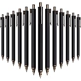 CRYLLIS Pens Bulk, 50Pack Ballpoint Pens for Black Ink Pens,Smooth Writing,No Smear Pens,Office Supplies, Valentines Party Favors,Gifts for School Teacher,1.0mm(Black)