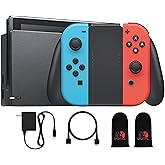 Nintendo Switch with Neon Blue and Neon Red Joy‑Con V2 (Red & Blue Switch)