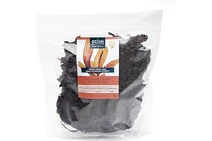 Dulse (Sea Bacon) Seaweed Whole - 250g - Canadian and Eco-Friendly Certified - Easy to use Sea Vegetable - Hand harvested - U