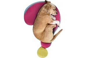 HOMBYS Dog Claming Pillow Curl Up Pillow for Dog & Cats, Extra Large Soft Question Mark Pillows Washable Dog Bed Pillow Hug & Support Your Pets, Dog Body Pillow, 27.6"x16"