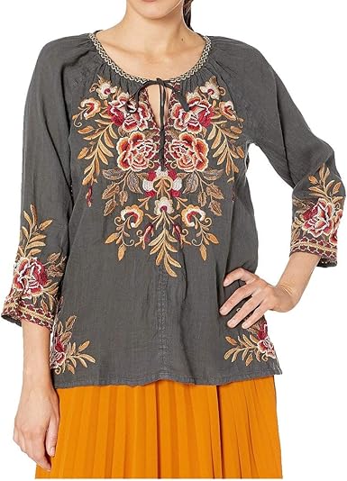johnny was allegra peasant blouse