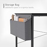 HOMIDEC Writing Computer Desk 80x50x75cm with Storage Bag & Headphone Hook view 3