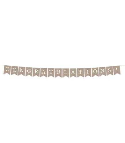 "Lucky In Love" Gold Glitter Banner - Pre-Assembled Wedding Bridal Shower Garland (Approx. 3.9 Ft) - View #3