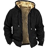 Biacolum Men's Zip Up Jackets Western Style Ethnic Hoodie Hooded Vintage Long Sleeve Warm Coat Winter Outfits