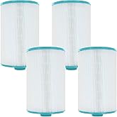 Hurricane Filters 4 Pack HF6H47-01 Advanced Spa Filter Cartridge - Replacement for PTL47W-P4-M, Unicel 6CH-47RA, Filbur FC-0315M, Advanced/LA Spas, Aber Hot Tub