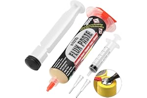 BEEYUIHF Stainless Steel Flux Paste for Soldering, 30 mL Multifunctional Metal Soldering Paste Flux, for Battery, Nickel, Copper, Iron Soldering #4910