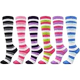 Winterlace Fuzzy Socks 6 Pairs for Women, Warm, Soft Furry Microfiber, Comfortable, Cozy, Bulk Pack