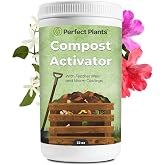 Perfect Plants Compost Activator, 32 oz, Organic Starter Accelerator Powder | Blend of blood meal, worm castings and kelp jump-starts microbes, sprinkle onto each layer, works in tumblers and bins