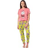 Nickelodeon Womens' SpongeBob SquarePants Patrick Star Sleep Pajama Set
