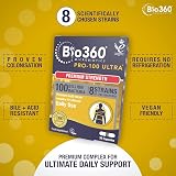 Natures Aid Bio360 Pro-100 Ultra Probiotic 100 Billion CFU 30 Capsules view 4