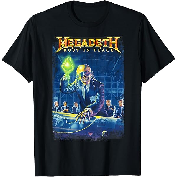MEGADETH NEW WORLD ORDER Tシャツ Megadeth New World Order Unisex XL Black T Shirt Cool