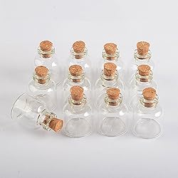 TAI DIAN 4ml Transparent Glass Cork Bottles Crafts