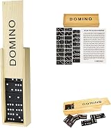 D.A.Y. Republic 28pc Double Six Domino Set in Wooden Case Traditional Travel view 9