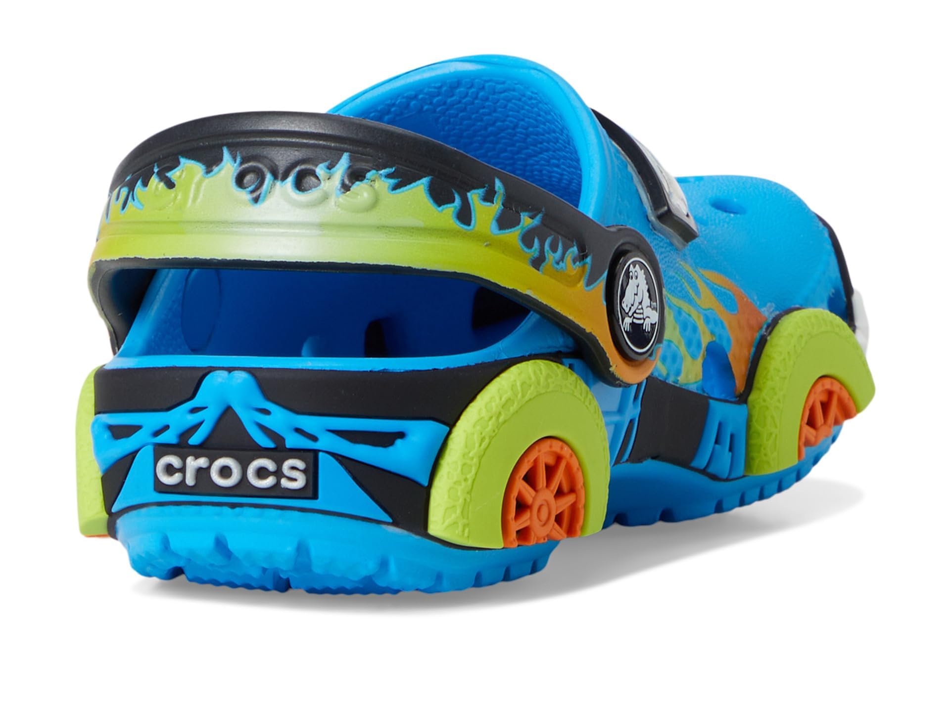 Crocs Unisex Kinder Classic IAM Monster Truck Cg T Clog, Neon Ocean, 19/20 EU 5