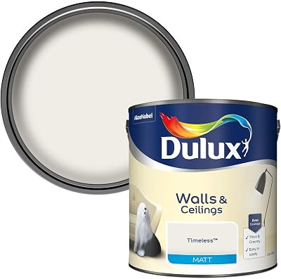 Dulux Matt Emulsion Paint For Walls And Ceilings Timeless 2.5 L
