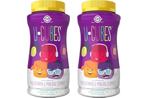 Solgar U-Cubes Children's Multi-Vitamin & Mineral - 120 Gummies, Pack of 2 - Great-Tasting Flavor for Kids Ages 2 & Up - Non-GMO, Gluten Free - 120 Total Servings