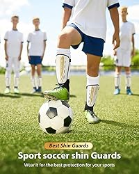 Upgraded Soccer Shin Guards for Kids Youth