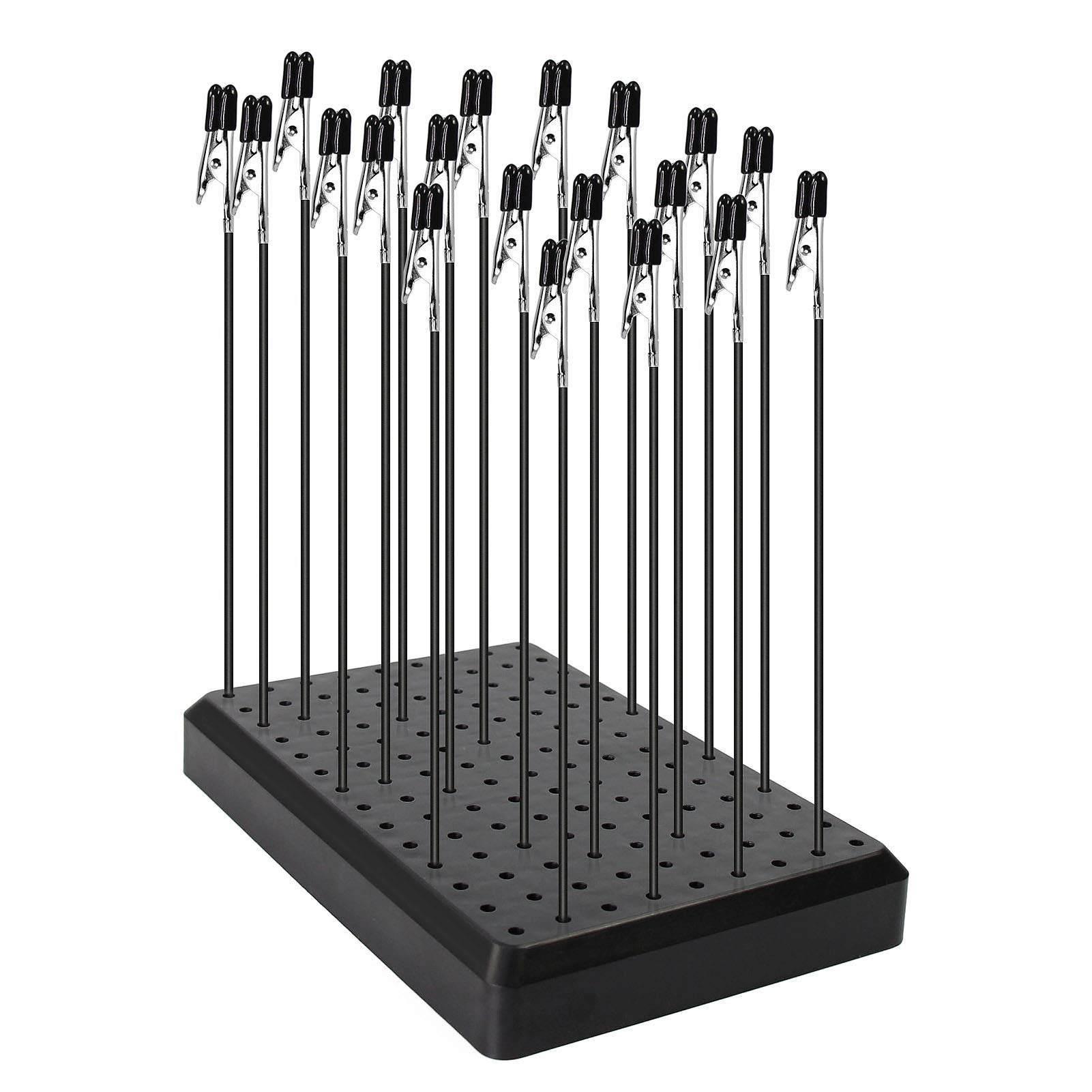 Photo 1 of GJJC09B 1PC Painting Stand Base and 20PCS Alligator Clip Stick Set Modeling Tools for Airbrush Hobby Model Parts New