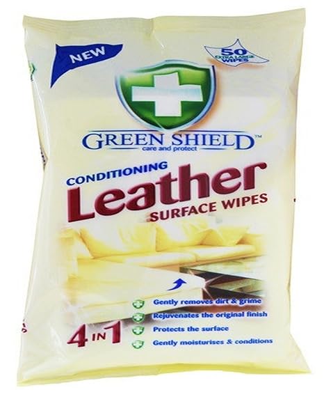 Greenshield Conditioning Leather Wipes - Pack of 50