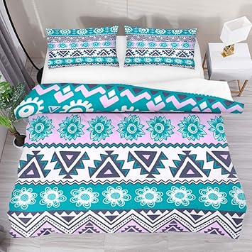 Amazon Com Likai Bedding Set Hipster Bohemian Floral Bed Duvet