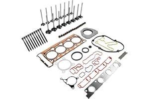 GELUOXI Intake Exhaust Valves Head Gasket Kit Replacement for 2009-2015 VW Jetta Tiguan GTI Passat Audi A4 Q5 TT 2.0T Engine 