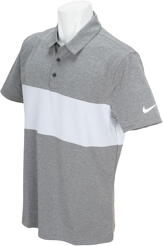Amazon ナイキゴルフ Nike Golf ゴルフウェア Dri Fit Uv ブリーズカラーブロック半袖ポロシャツ 3068 メンズ 3068 010 ブラック ブラックヘザー ホワイト S シャツ 通販