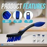 The Dustpan and Store Grout Tile Brush Set with Ergonomic Handle view 4