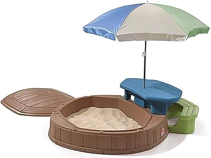 little tikes sandbox with picnic table