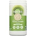 Nutiva Organic Cold-Pressed Raw Hemp Seed Protein Powder, Peak Protein, 16 Oz, USDA Organic, Non-GMO, Whole 30 Approved, Vegan, Gluten-Free & Keto, Plant Protein with Essential Amino Acids
