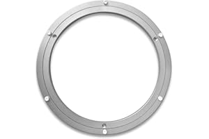 TROOPS BBQ Lazy Susan Turntable Ring - Heavy-Duty Aluminum Lazy Susan Bearing Hardware Single-Row Ball Bearings for Heavy Loads (225 lbs. Capacity) - 12 Inches