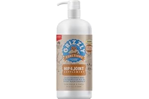 Grizzly Pet Products Joint Aid Liquid Hip and Joint Health Supplement Product for Dogs and Cats, 32 Ounce