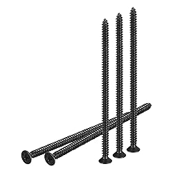DTGN 100Pcs #10x4" Flat Head Wood Screws, 304