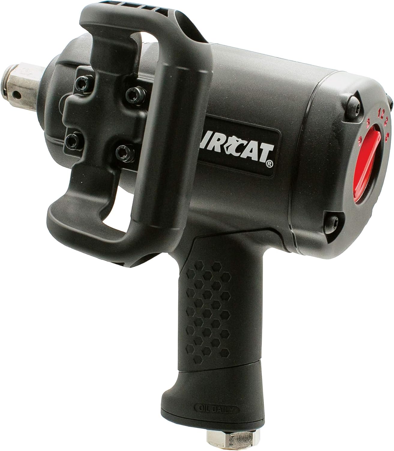 AIRCAT 1870-P 1" Composite Impact Wrench, Medium, Black