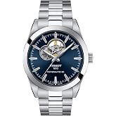 Tissot Gentleman Open Heart, Swiss Powermatic 80 Automatic, 40mm, Blue Dial, Men's Watch