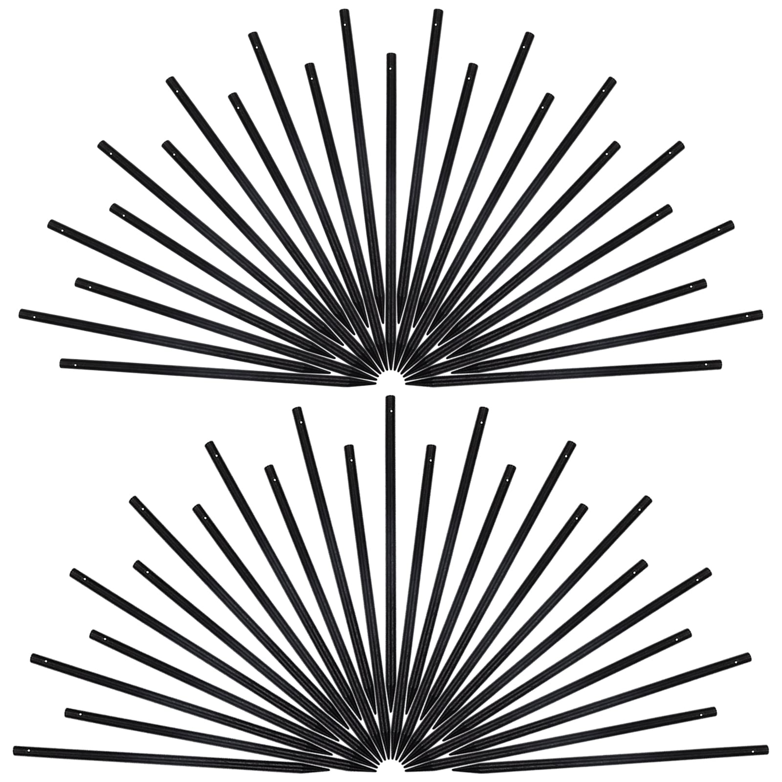 Photo 1 of inSowni 50 Pack Blank Wooden Hair Sticks Pencil Hair Pins Classic Vintage Retro Hanfu Chinese Chopsticks Base DIY Bun Updo Holder Accessories for Women Girls (50 Pieces (with Hole))