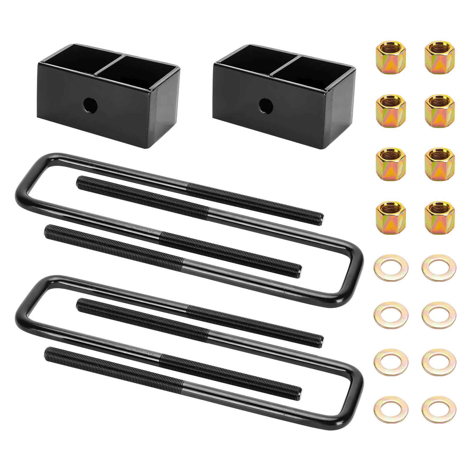 Photo 1 of 3" Rear Lift Block Leveling Lift Kits Fit for Chevy K10 Pickup 1967-1972, K1500 1988-1999, Silverado 1500 1999-2020, Suburban 1500 1995-1999, Tahoe 1995-1999, Fit for GMC Sierra 1500 1999-2020