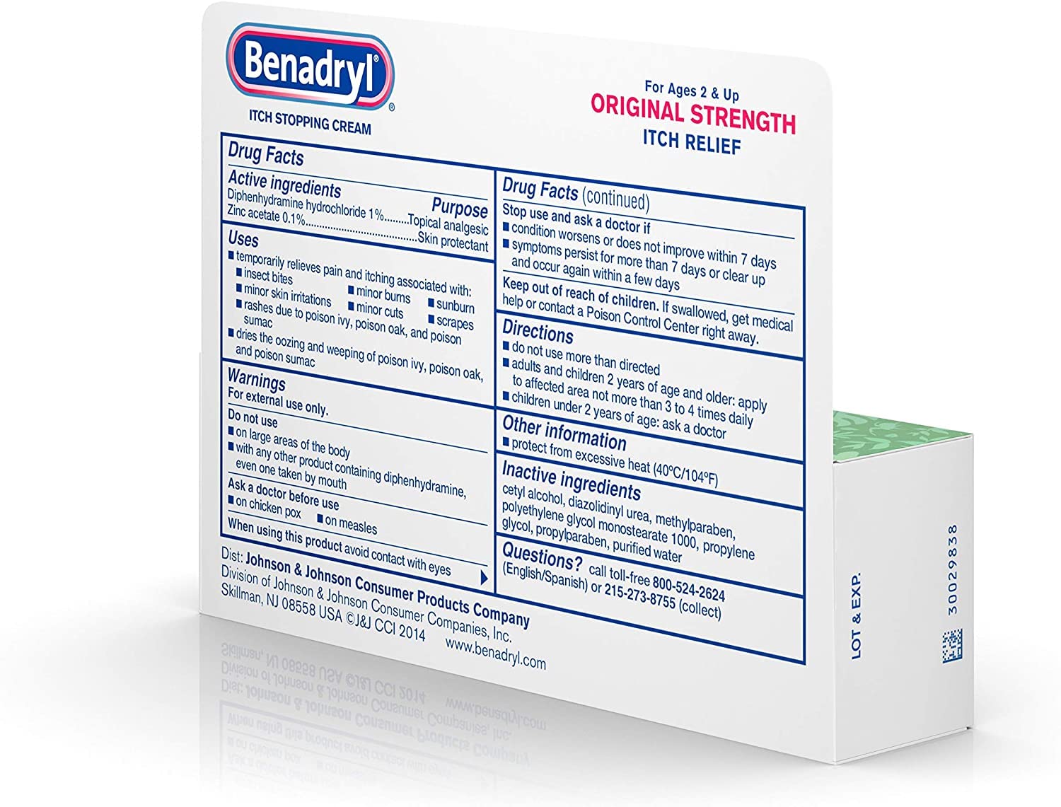 Benadryl Cream Original Strength 1 oz.