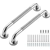 Grab Bars for Shower, 2 Pack 16-Inch Anti Slip Shower Handles for Elderly, Safety Shower Grab Bar, Stainless Steel Handicap G