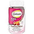 Caltrate Gummy Bites 500 mg Calcium and Vitamin D Supplement, Black Cherry, Strawberry, Orange - 50 Count