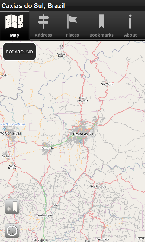 Offline Map Caxias do Sul, Brasil - CNM: Amazon.com.br ...