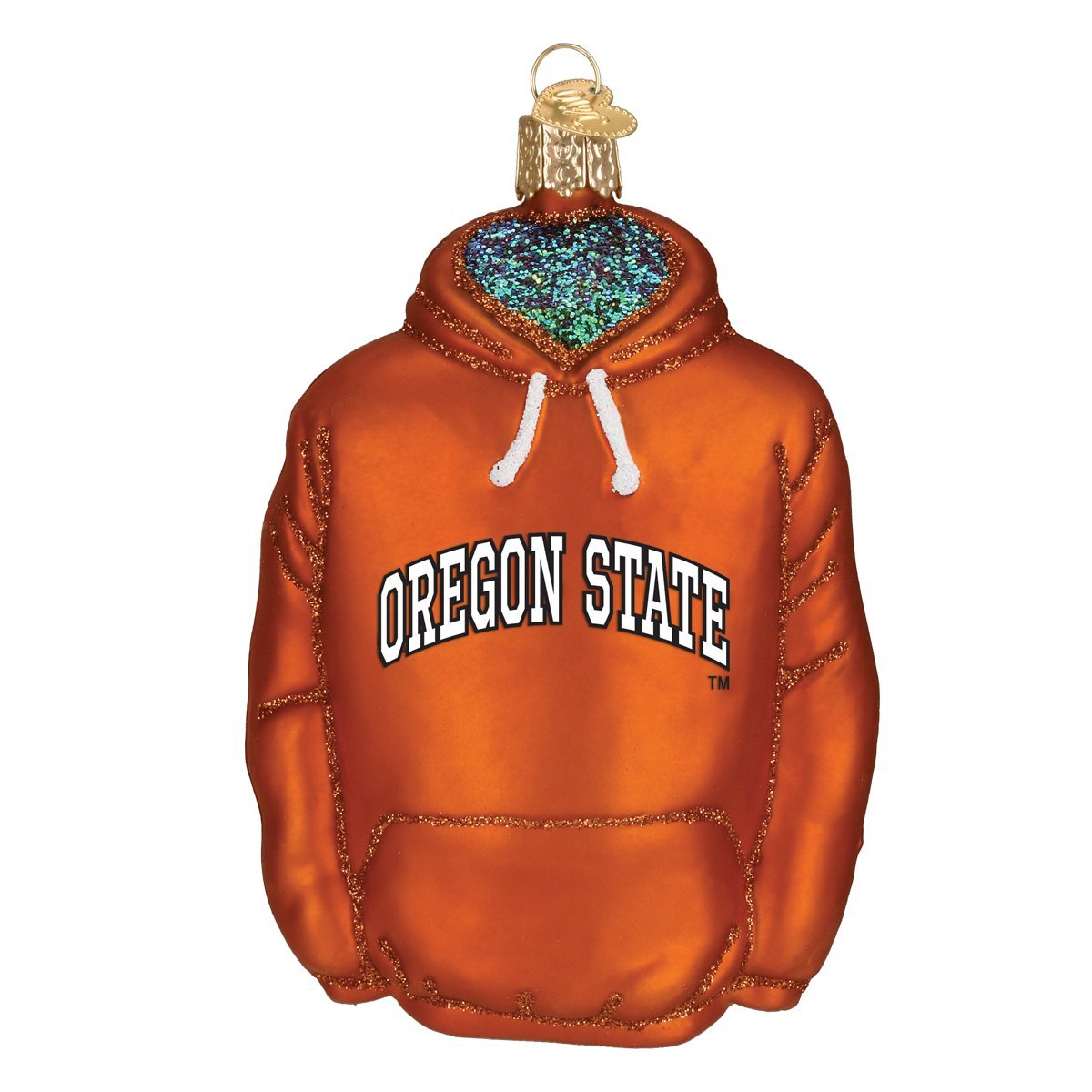Old World Christmas Ornaments Oregon State Hoodie Glass Blown Ornaments for Christmas Tree