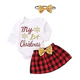 MAMOWEAR My 1st Christmas Outfit Baby Girls Xmas