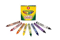 Crayola Large Crayons - Assorted (8 Count), Giant